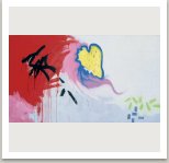Banality, 1987, disperse a akryl na plátně, 175x300 cm
