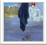 Snídaně u jezera, 1999, akryl, umělá hmota, na plátně, 200x2000