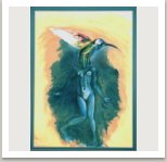 Maří Magdalena III., 2001, akryl na plátně, 200x145 cm
