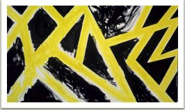 Gargantuovo pončo,1988, disperse a akryl na plátně,175x300 cm