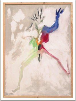 Tvor, 2001, akryl na plátně, 200x145 cm