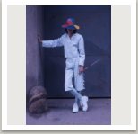 Pánský oblek s kloboukem a hůlkou, 1983-1984