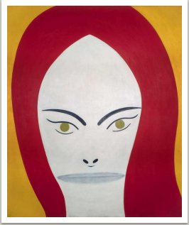 Z cyklu Ženské portréty, 1964, olej a email na plátně, 230x185 cm