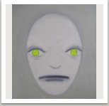 Fascinující milenka, 2004, akryl na plátně, 130x130 cm