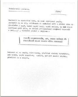 Demonstrace jednoho, 1964