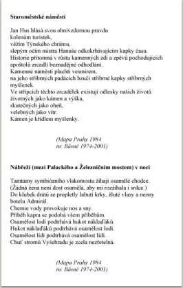 Mapa Prahy, 1984 