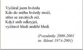 Poznámky, 2000-2001