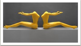 Barbie, 1994-1995, laminát, epox. barva, 50x115x52 cm