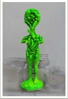 Mimozemšťan, 2003, umělá hmota, v=100 cm