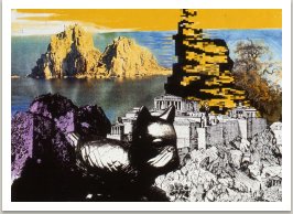 Ze série Krajiny,1990, laserový tisk, 30x42 cm