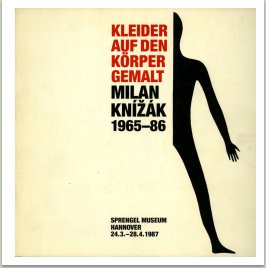 Šaty malované přímo na tělo, výstava Sprengel muzeum, Hannover, 1987