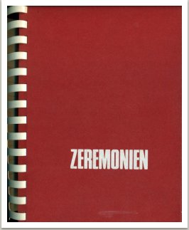 MILAN KNÍŽÁK - ZEREMONIEN Katalog k výstavě, Muzeum am Ostwall v Dortmundu, 1972