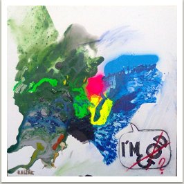 I’m, 2013, akryl na plátně, 80x80 cm