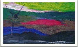 Gulliver, 1992, akryl na plátně, 175x300cm