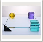 Geometric – tác (3279 fa Moser), 44 cm