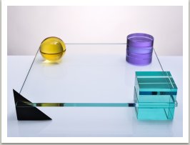 Geometric – tác (3279 fa Moser), 44 cm