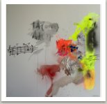 IA AI 2024, akryl a uhel na plátně, 150x150 cm