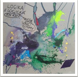 LOGIKA 2022, akryl a uhel na plátně, 190x190 cm